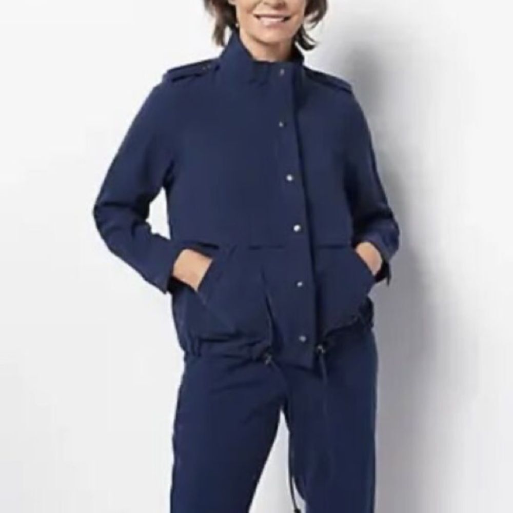 Belle by Kim Gravel Sand Washed Twill Utility Jacket